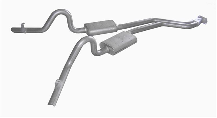 Pypes Street Pro Exhaust Systems SGG50S System, Pro, Cat-Back, Stainless Steel, Natural, Buick, Chevy, Pontiac, V8, Kit thumbnail 2