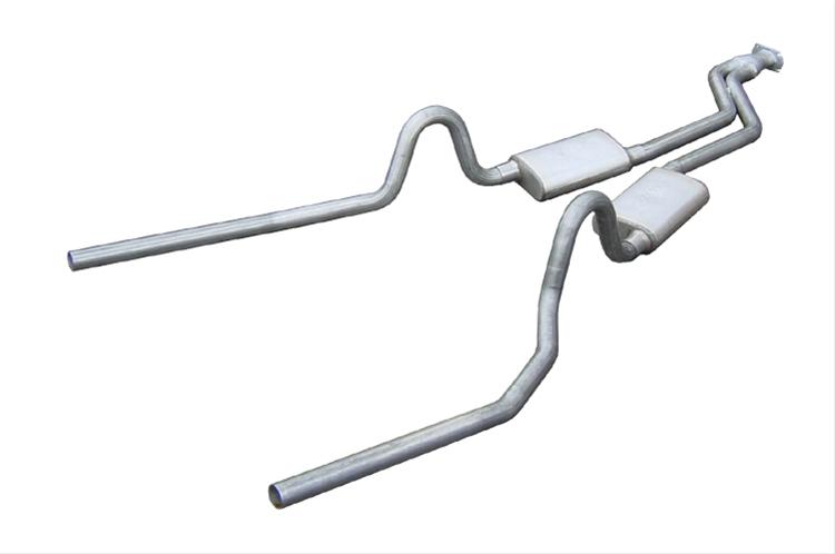 Pypes Violator Dual Exhaust Systems SGG53V System, Violator, Cat-Back, Stainless Steel, Natural, Buick, Chevy, Pontiac, V8, Kit thumbnail 2