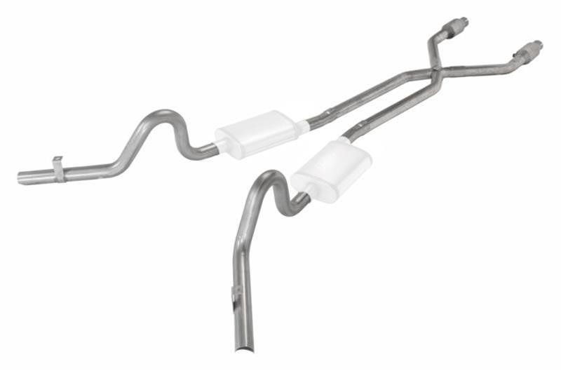 Pypes Header/Crossmember-Back Exhaust Systems SGG920E Systems, Crossmember Back w/X-Pipe, 78-88 EL Camino Exc SS Split Rear Dual Exit 2.5 in Intermediate thumbnail 3