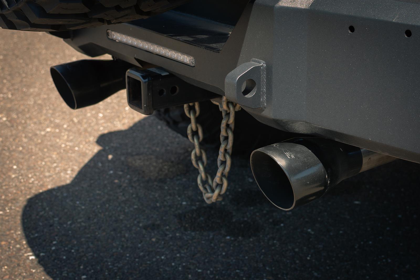 Pypes Converter-Back Exhaust Systems for 2021 WRANGLER - SJJ24S Systems, Axle-back System 2018-2020 Jeep JL Dual Exit 2.5 inch Intermediate