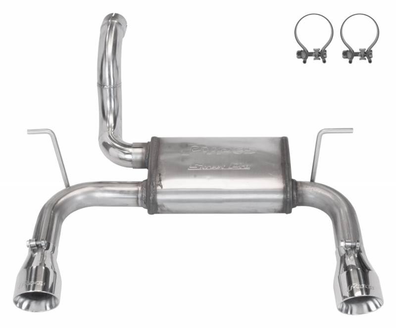 Pypes Converter-Back Exhaust Systems for 2021 WRANGLER - SJJ24S Systems, Axle-back System 2018-2020 Jeep JL Dual Exit 2.5 inch Intermediate thumbnail 4