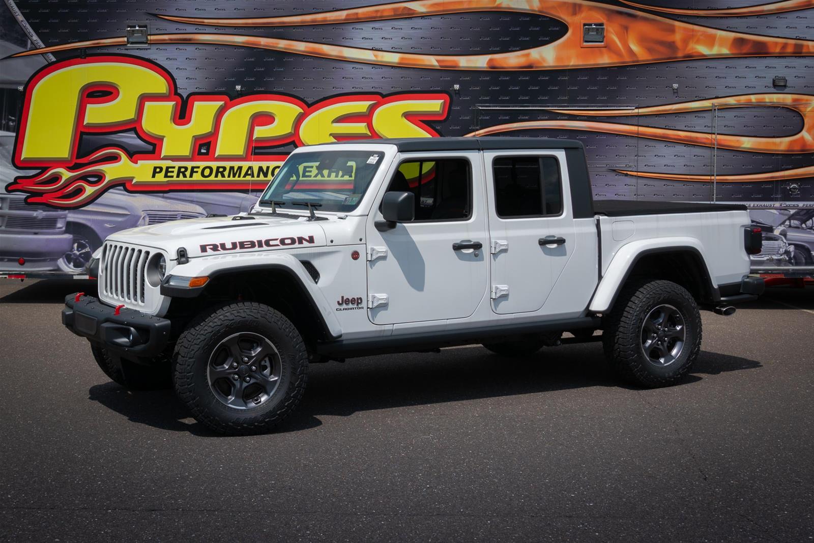 Pypes Street Pro Exhaust Systems SJJ50S Systems, Cat-Back, Stainless Steel, Natural, Chambered Mufflers, Polished Tip, Jeep, JT, Kit