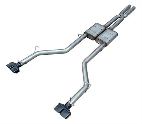 Pypes Violator Dual Exhaust Systems SMC21VB System, Violator, Cat-Back, Stainless Steel, Natural, Dodge, Kit thumbnail 2