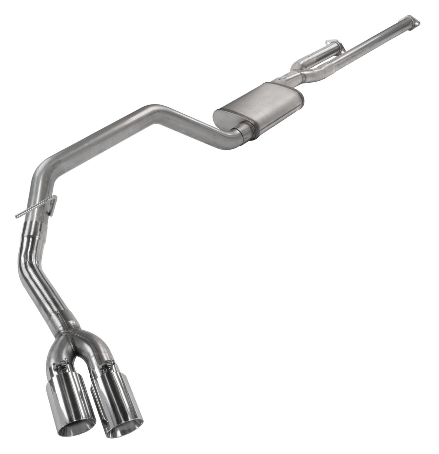 Pypes Converter-Back Exhaust Systems STT10R Systems, Cat-Back, Stainless Steel, Natural, Race Pro Mufflers, Polished Tip, Toyota, Kit thumbnail 4