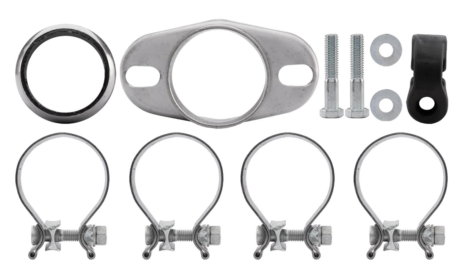 Pypes Street Pro Exhaust Systems STT20SB System, 2.50 in., Cat-Back, 409 Stainless Steel, Muffler, Dual 4.0 in., 304 Black Stainless Steel Tips, Toyota, Kit thumbnail 4