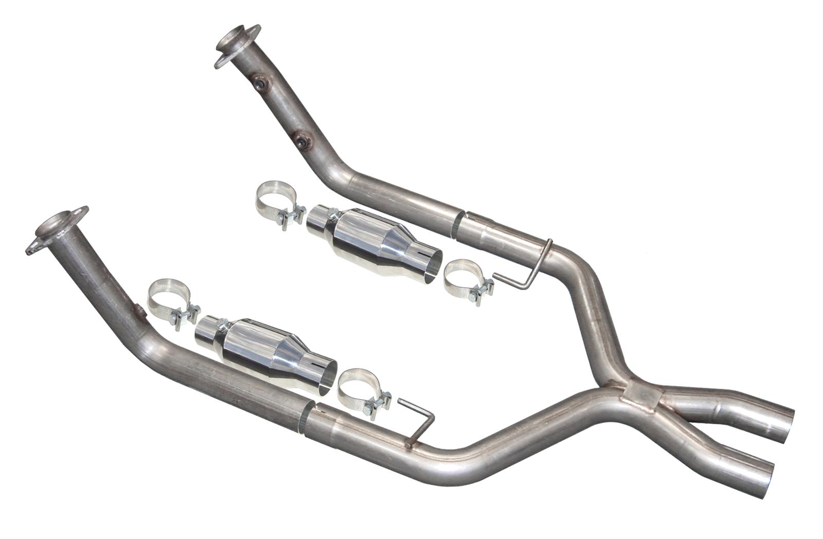 Pypes X-Pipes XFM26 Crossover Pipe, X-Pipe, Stainless Steel, Natural, Ford, 4.6L, Each