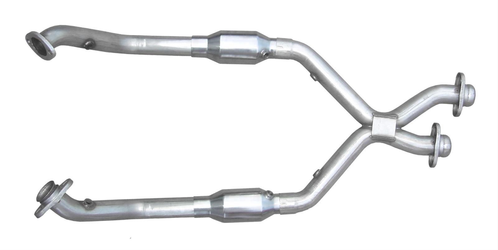 Pypes Street-Legal X-Pipes XFM36 Crossover Pipe, X-Pipe, Converters, Stainless Steel, Natural, 2.50 in. Diameter, Ford, 4.6L, Kit