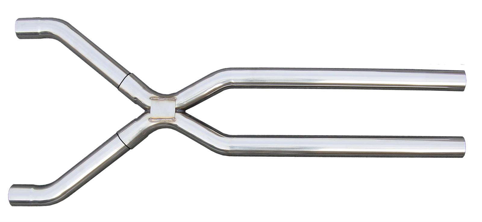 Pypes Off-Road X-Pipes XVF10S Crossover Pipe, X-Pipe, Tunnel Style, 2.5 in., Stainless Steel, Polished, Universal, Kit
