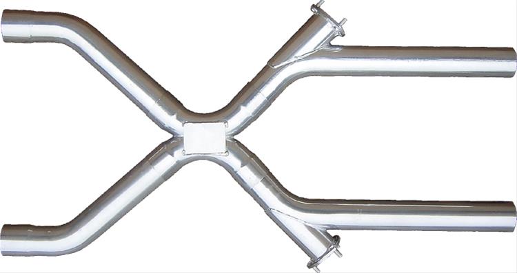 Pypes X-Change X-Pipes XVX13S Crossover Pipe, X-Pipe, 3.0 in., Stainless Steel, Polished, Universal, Kit