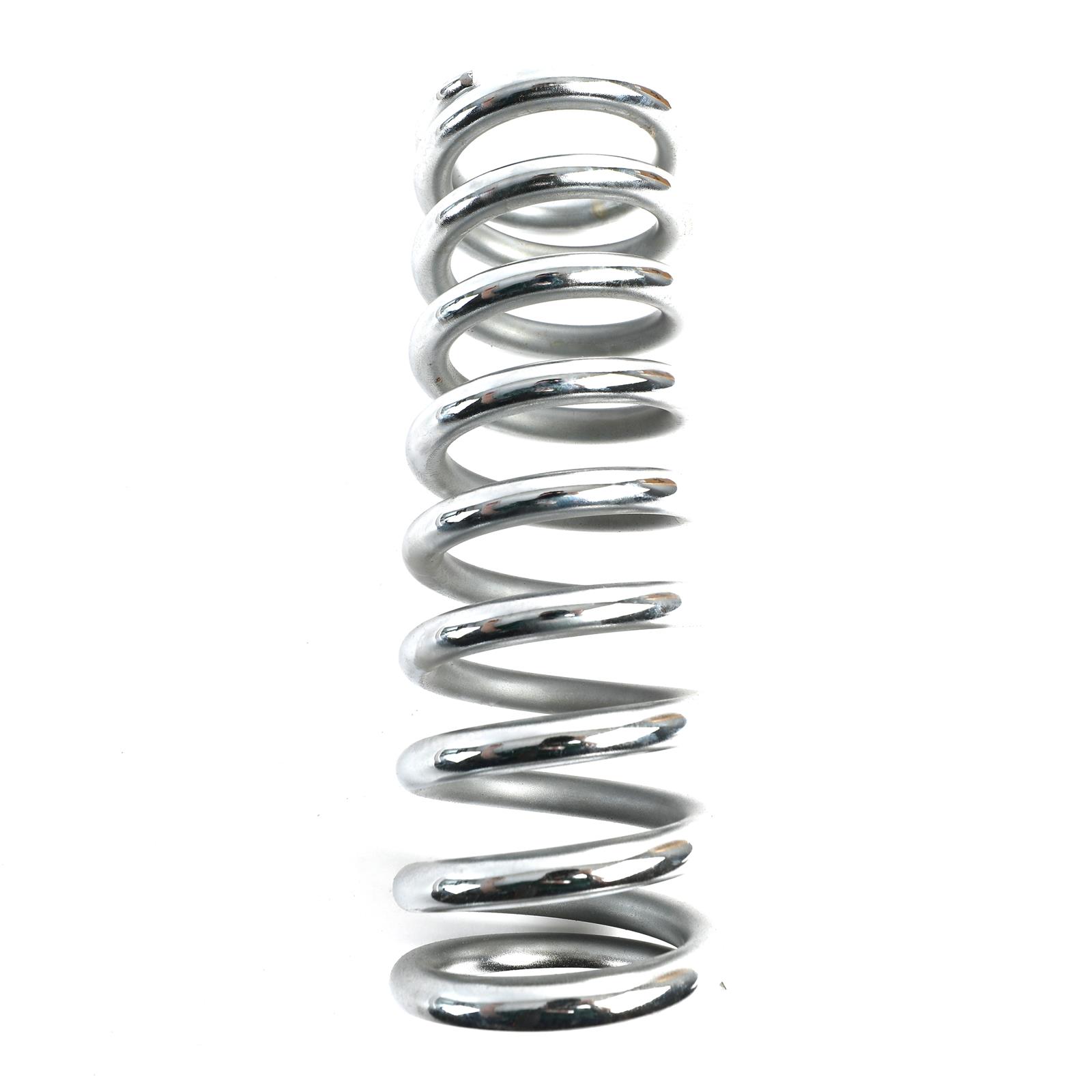 QA1 2-1/2in ID Spring - 10in Length x 350lbs/in - Chrome Plated