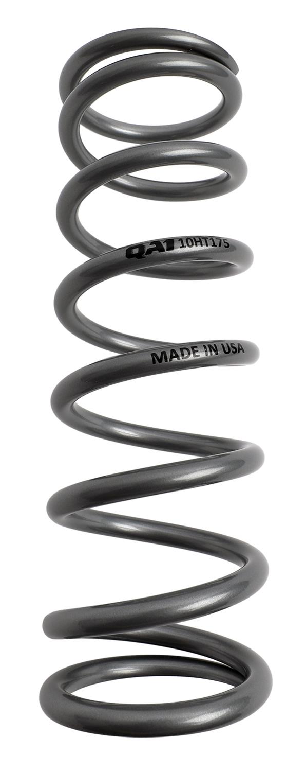 QA1 2-1/2in ID High Travel Spring - 10in Length x 175lbs/in - Silver Powder Coated thumbnail 2