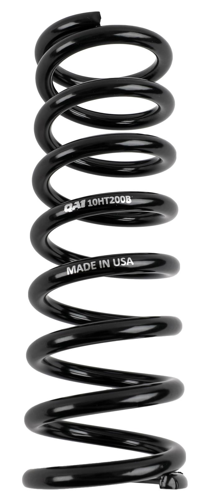 QA1 2-1/2in ID High Travel Spring - 10in Length x 200lbs/in - Black Powder Coated thumbnail 2