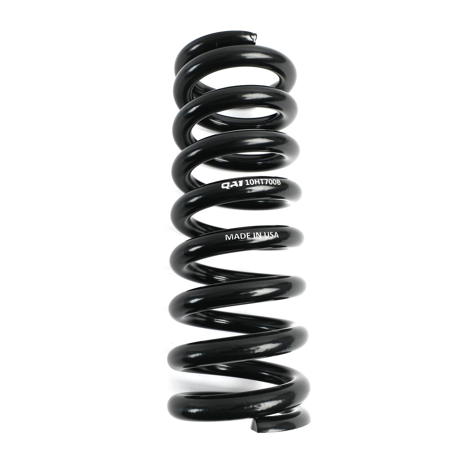 QA1 2-1/2in ID High Travel Spring - 10in Length x 700lbs/in - Black Powder Coated