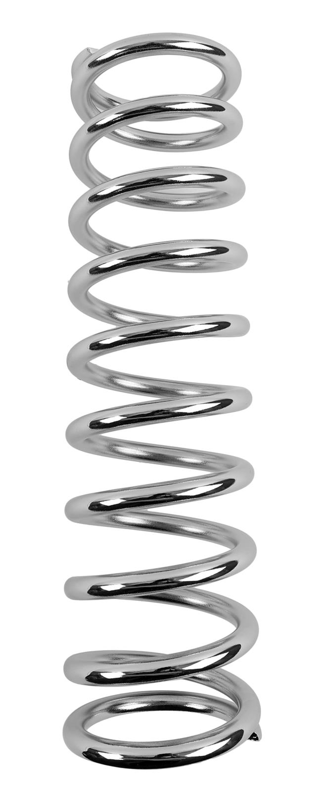 QA1 2-1/2in ID Spring - 12in Length x 125lbs/in - Chrome Plated thumbnail 2