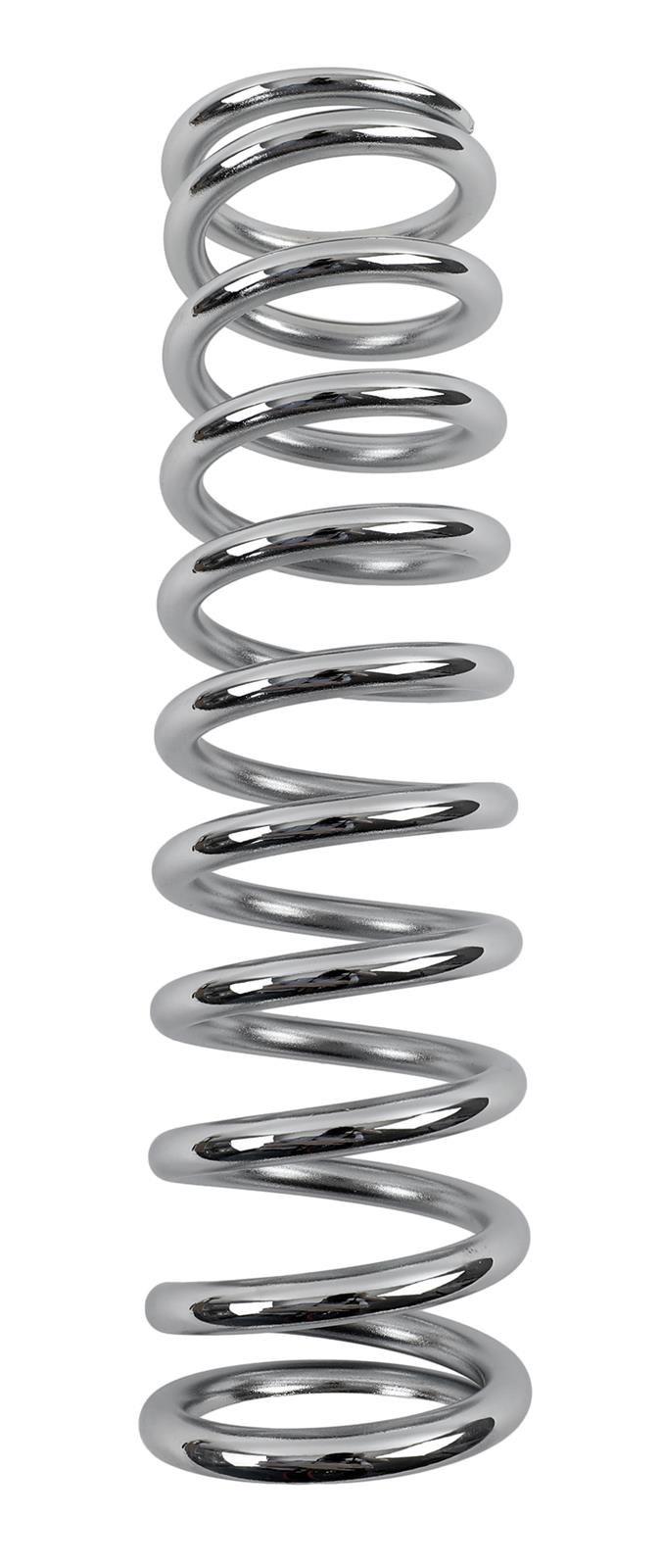 QA1 2-1/2in ID Spring - 12in Length x 175lbs/in - Chrome Plated thumbnail 2