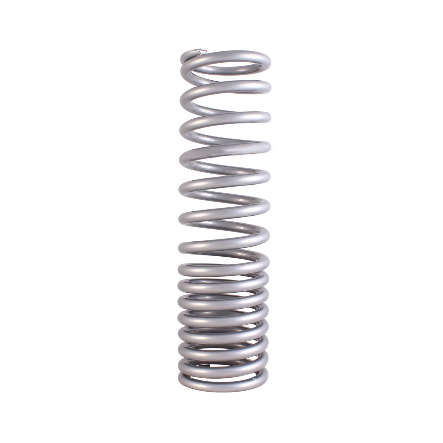 QA1 2-1/2in ID Variable Rate High Travel Spring - 12in Length x 175/350lbs/in - Silver Powder Coated thumbnail 2