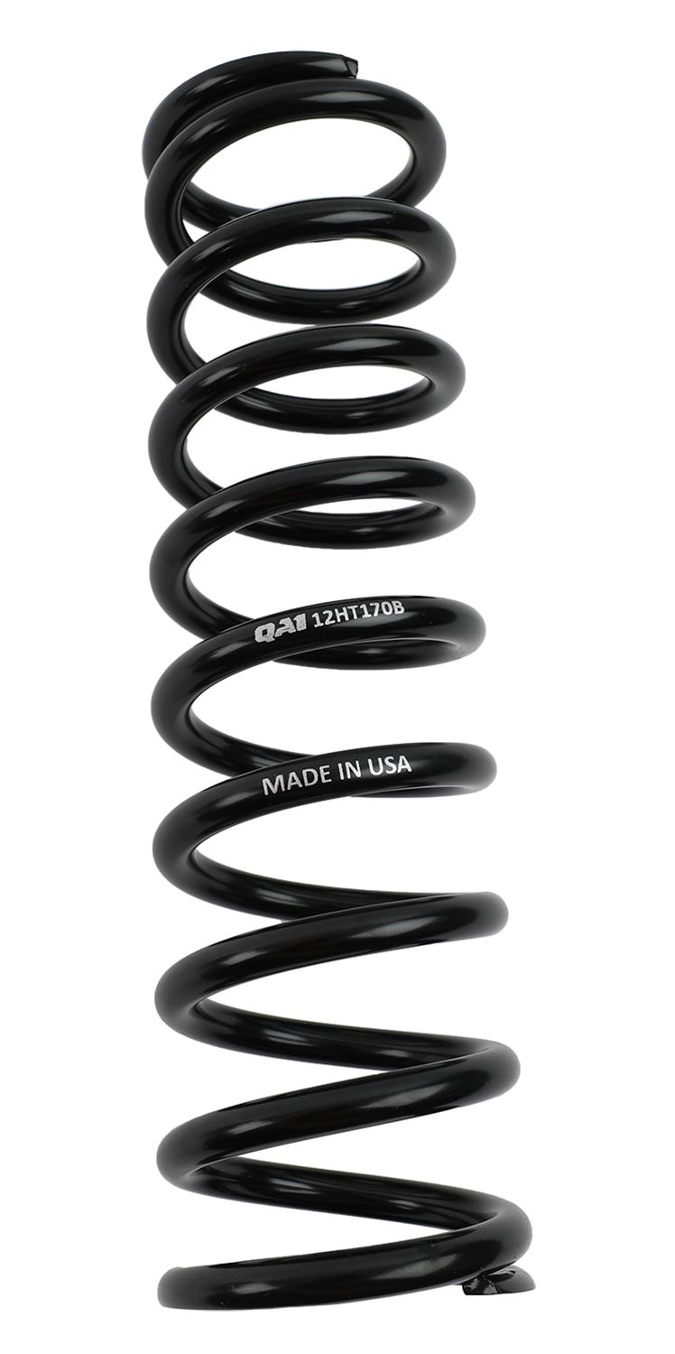 QA1 2-1/2in ID High Travel Spring - 12in Length x 170lbs/in - Silver Powder Coated thumbnail 3