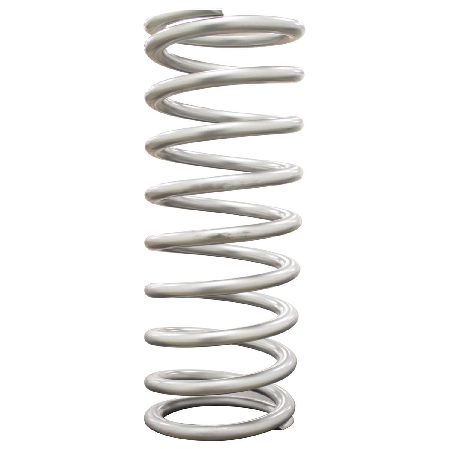 QA1 2-1/2in ID High Travel Spring - 12in Length x 300lbs/in - Silver Powder Coated thumbnail 2