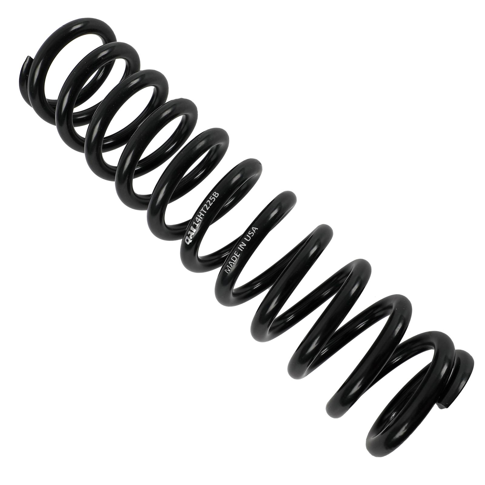 QA1 2-1/2in ID High Travel Spring - 14in Length x 225lbs/in - Black Powder Coated