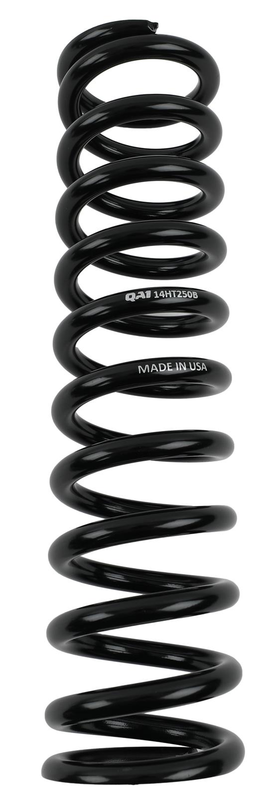 QA1 2-1/2in ID High Travel Spring - 14in Length x 250lbs/in - Black Powder Coated thumbnail 2