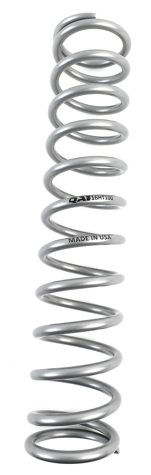 QA1 2-1/2in ID High Travel Spring - 16in Length x 100lbs/in - Silver Powder Coated thumbnail 2