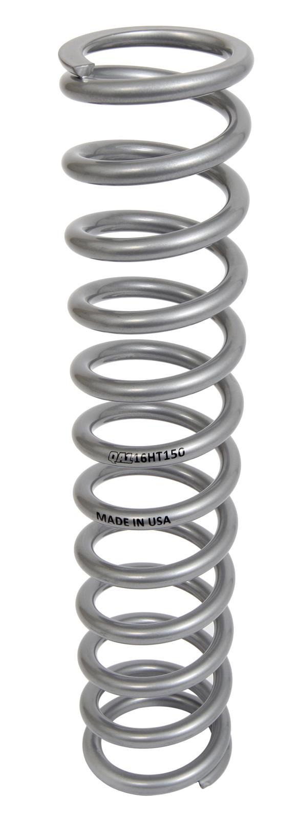 QA1 2-1/2in ID High Travel Spring - 16in Length x 150lbs/in - Silver Powder Coated thumbnail 2