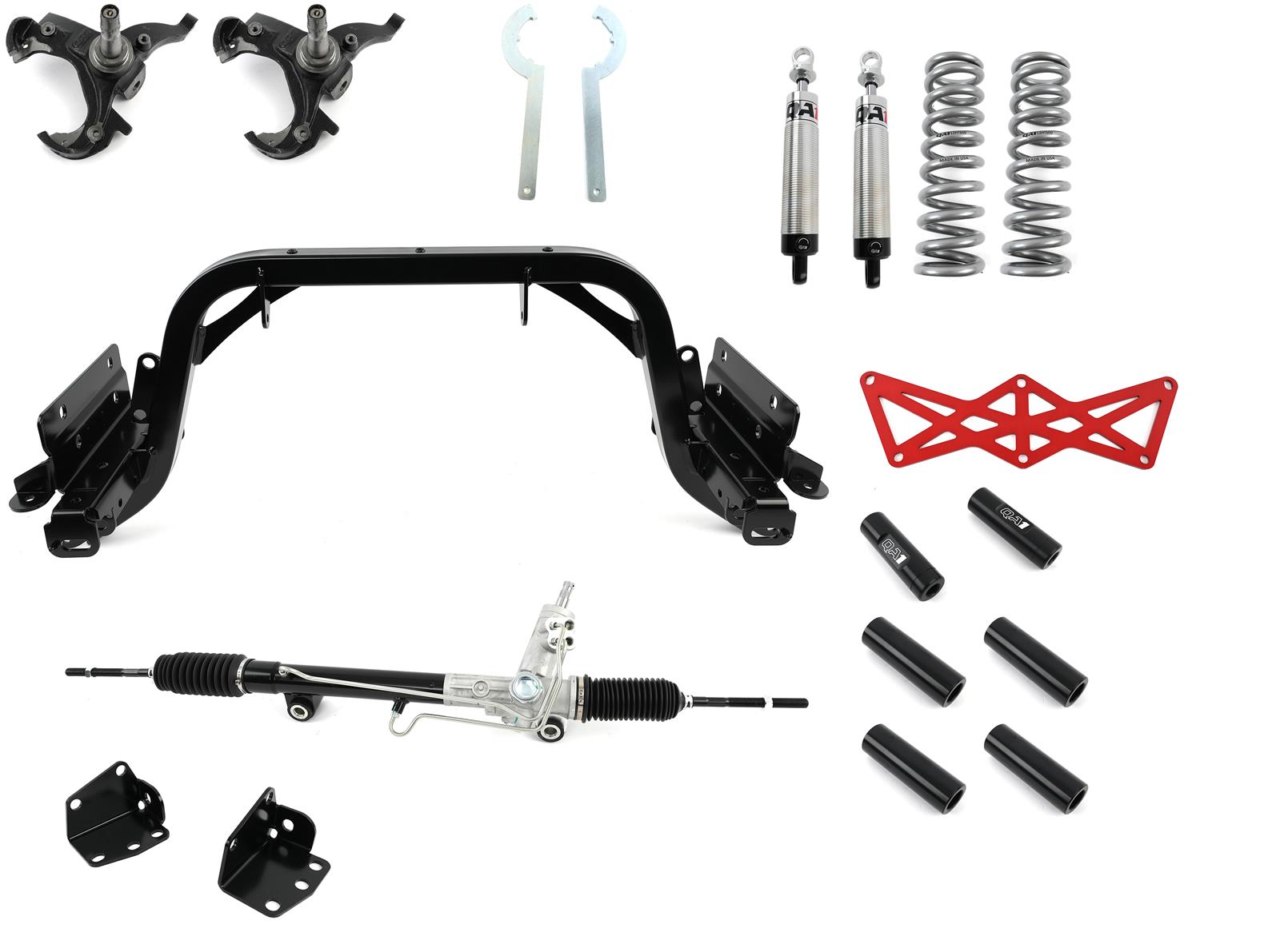QA1 65-79 Ford F100 Front Coil-Over Conversion Kit (3-5in Drop) - Single Adjustable (600lbs/in) thumbnail 3