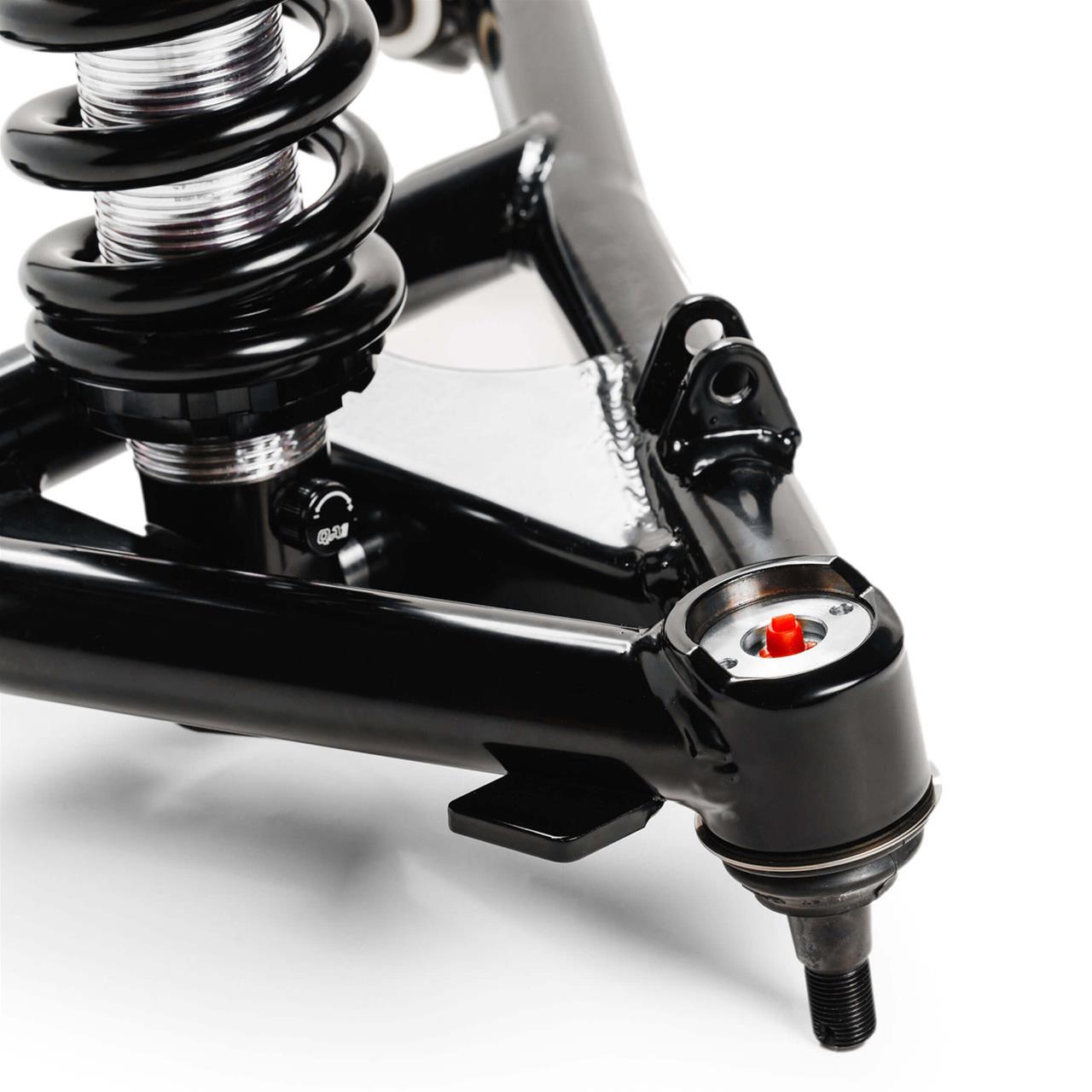 QA1 - Front Suspension Packages for 1999-2006 SIERRA 1500, SILVERADO 1500 52626-S700 Coilover Conversion, Single Adjustable Shocks, 700 lb. Spring Rate, Upper and Lower Control Arms, Tubular, Black Powdercoated, Chevy, GMC, Kit thumbnail 3