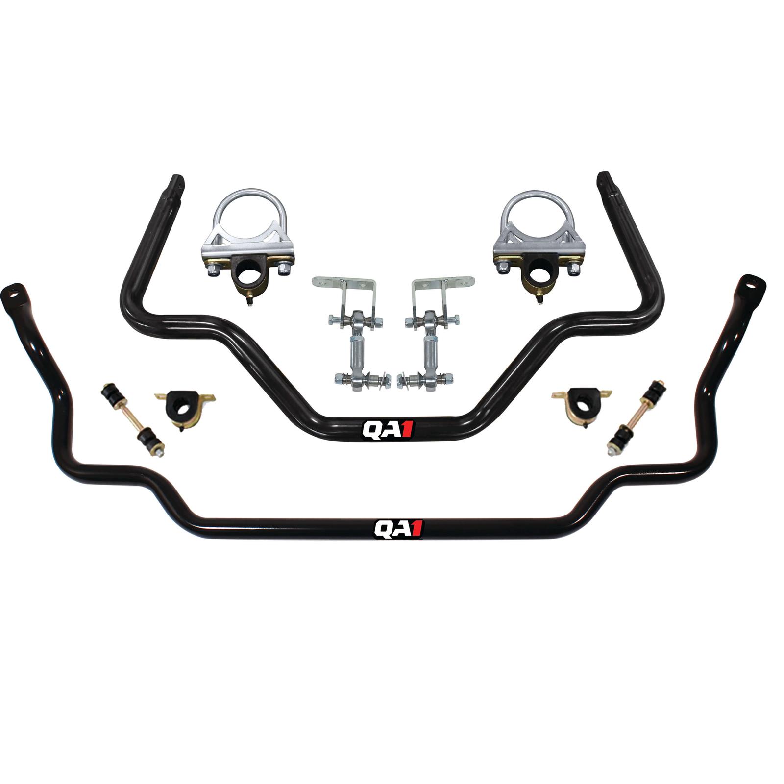 QA1 Sway Bars 52859 Bar, Big Wheel, Front/Rear, Hollow Front/Rear, Chromoly, Black, 1.250 in. Diameter, Fixed Mount, Buick, Oldsmobile, Chevy, Pontiac, Kit