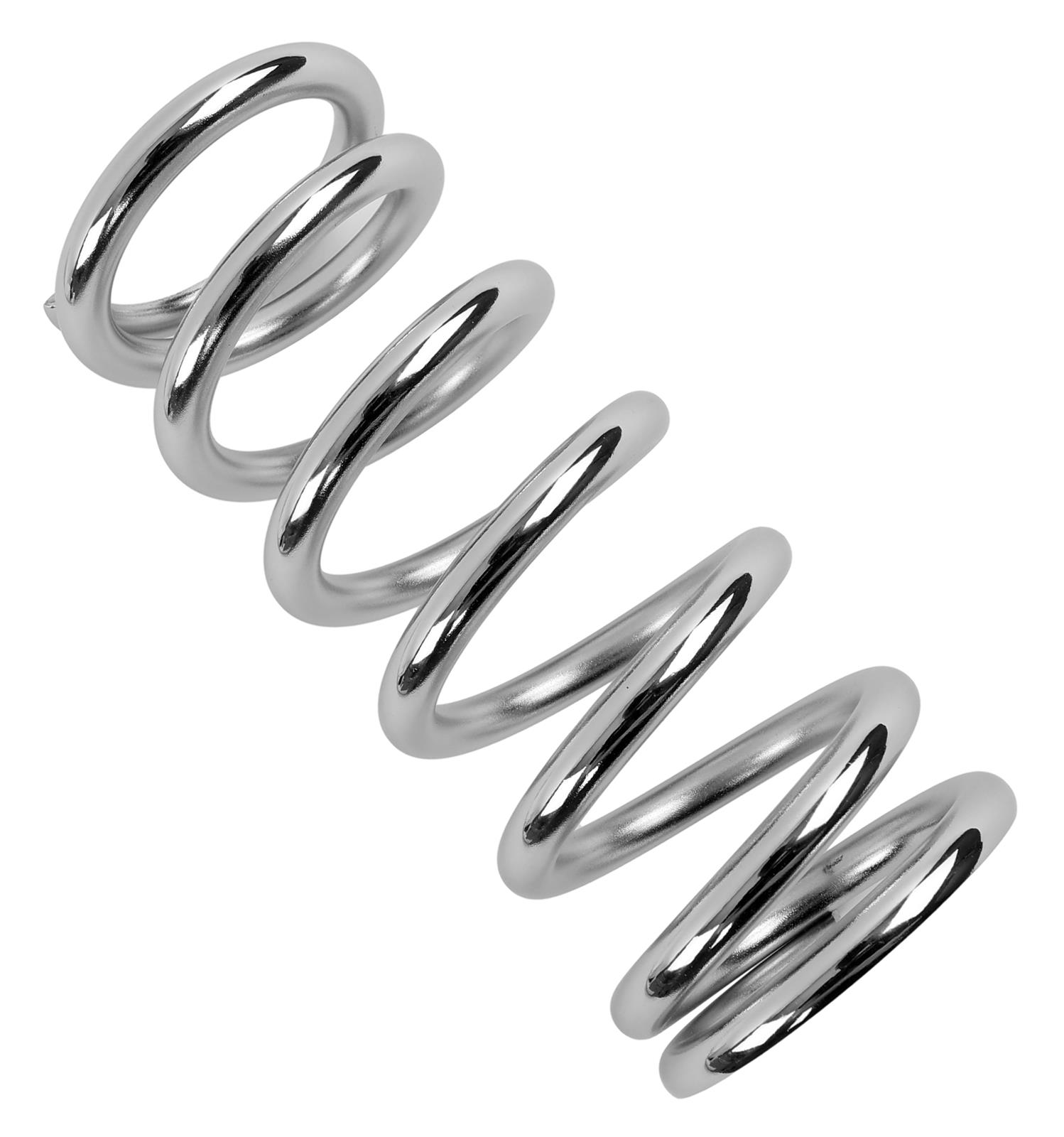 QA1 2-1/2in ID Spring - 8in Length x 350lbs/in - Chrome Plated thumbnail 2