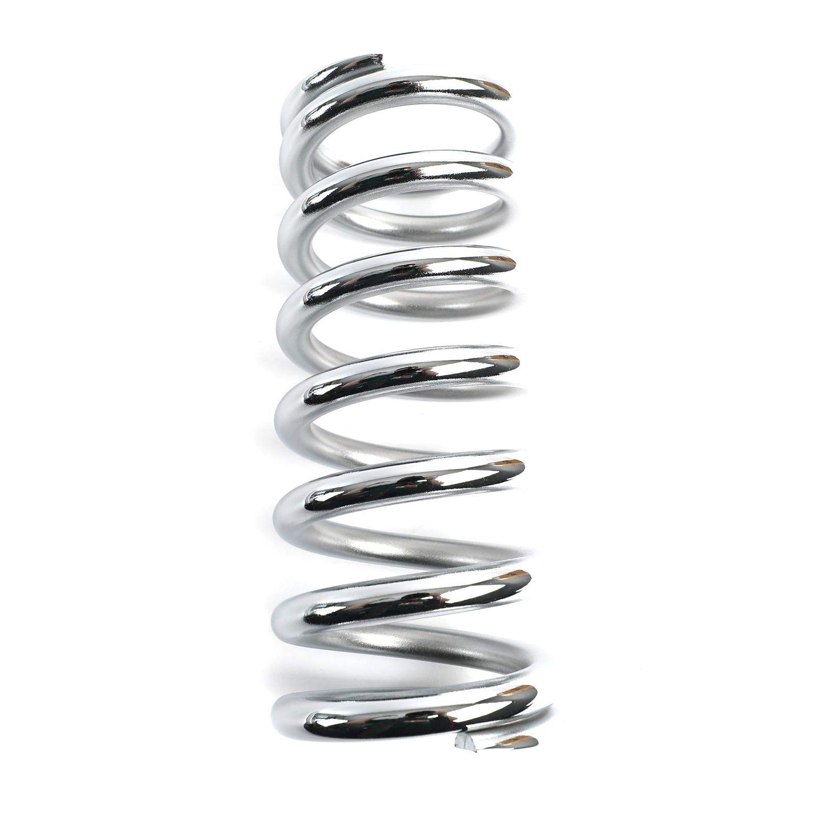 QA1 2-1/2in ID Spring - 8in Length x 400lbs/in - Chrome Plated