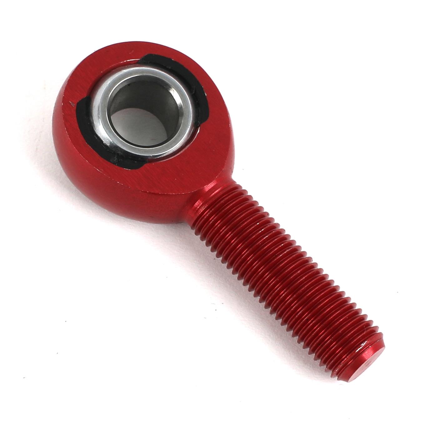 QA1 A Series Endura Rod End - Male/Left Hand - .4375in Bore x 7/16-20 - Red Aluminum thumbnail 2