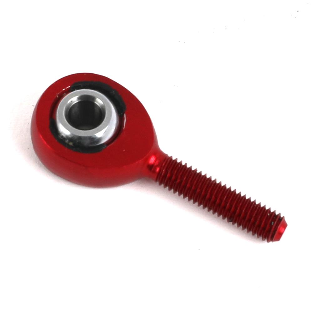 QA1 A Series Endura Rod End - Male/Right Hand - .19in Bore x 3/16-24 - Red Aluminum thumbnail 2