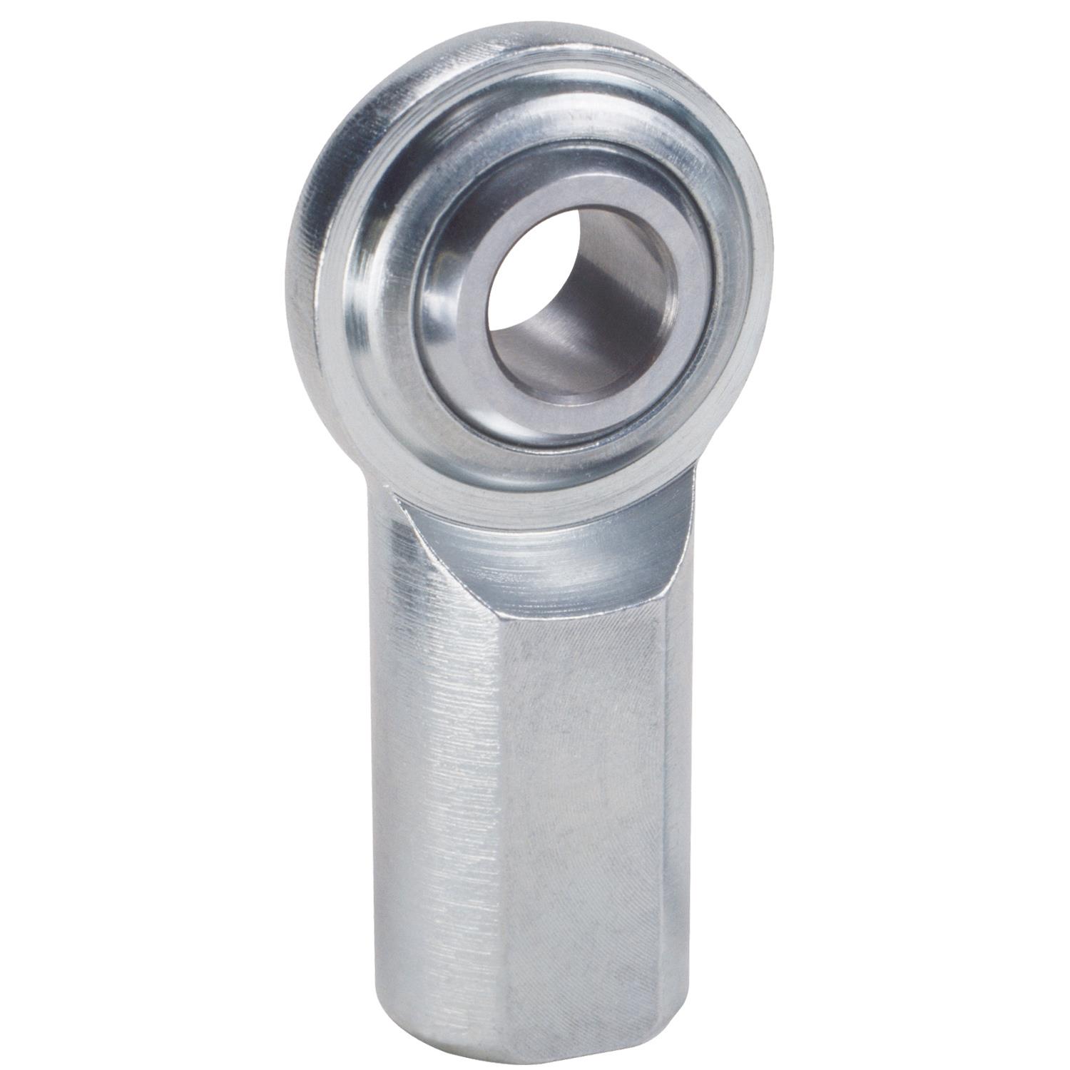 QA1 C Series 2-Pc Rod End - Female/Right Hand - 12mm Bore x M12x1.75 - Carbon Steel thumbnail 2