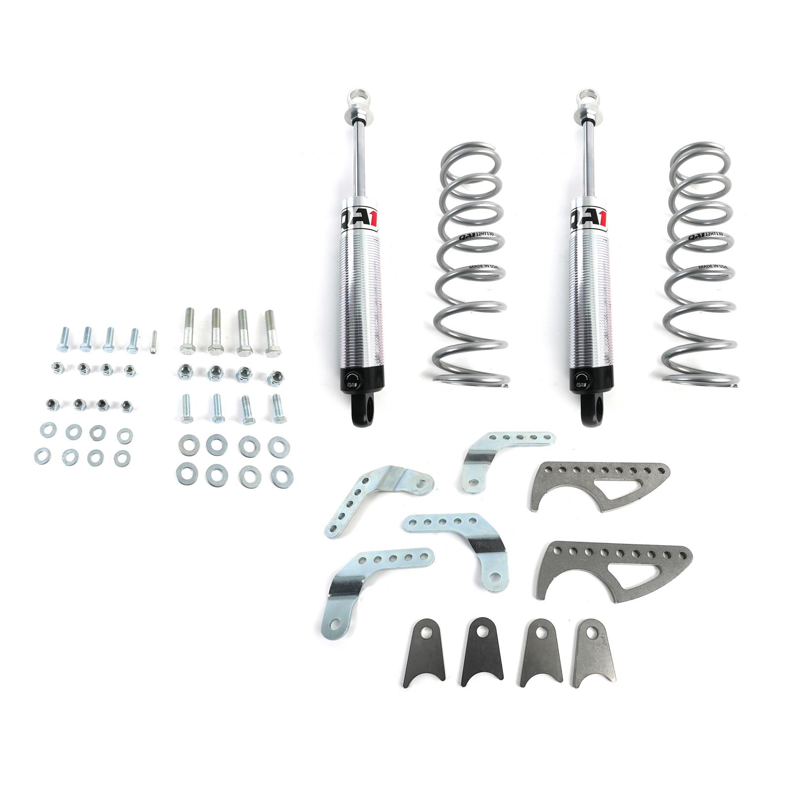 QA1 Pro Rear Weld-In Coil-Over System - Single Adj. - 12in x 130lbs/in - 3.25in Tube - Aluminum