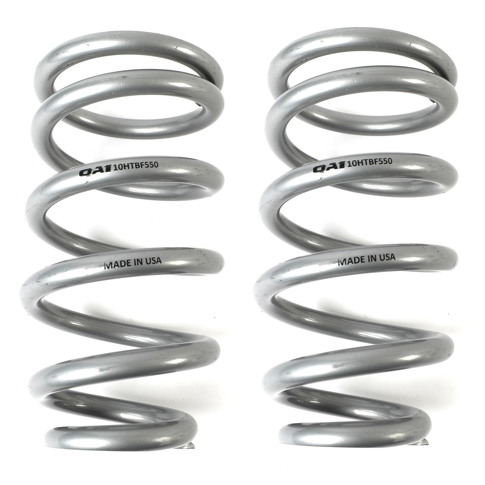 QA1 GM Pro Front Coil-Over System - Double Adj. - 10in x 550lbs/in - Flat Large - Aluminum