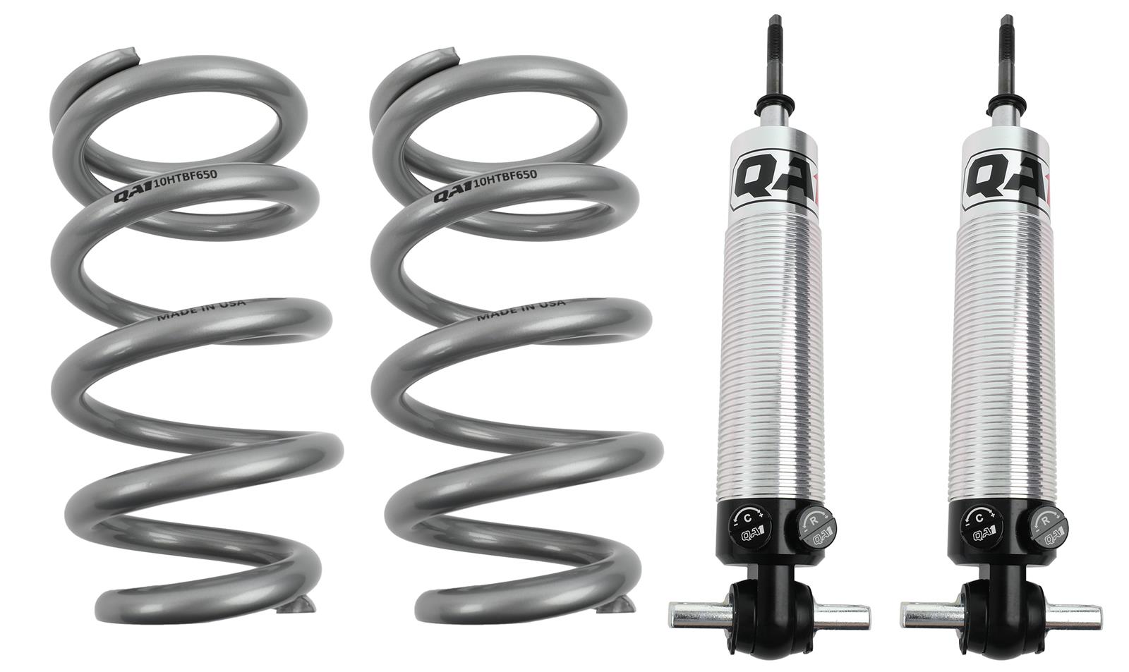 QA1 99-06 Chevrolet Silverado Pro Front Coil-Over System - Double Adj. - 10in x 650lbs/in - Aluminum