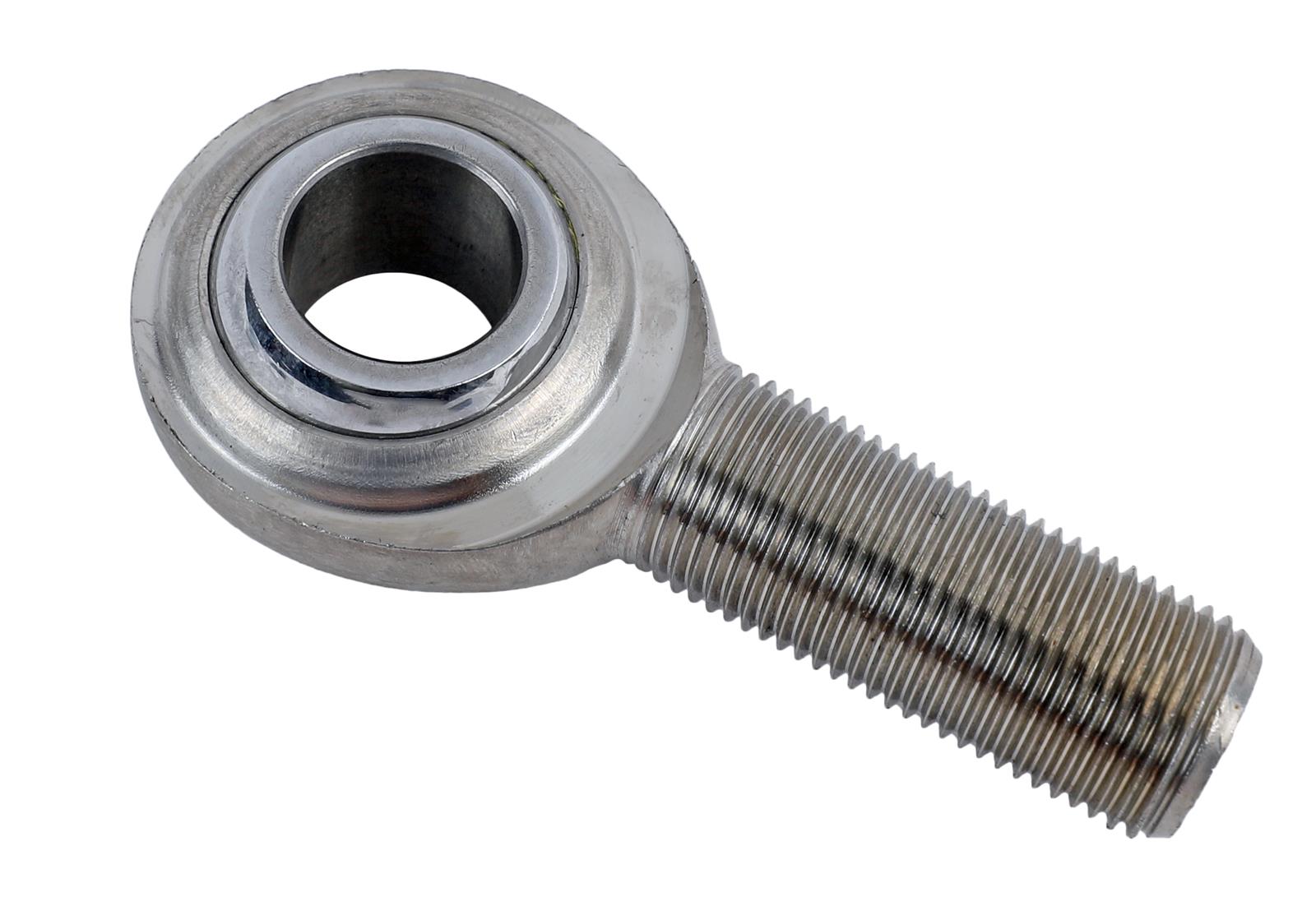 QA1 G Series 2-Pc Rod End - Male/Right Hand - .75in Bore x 3/4-16 - Stainless Steel w/PTFE