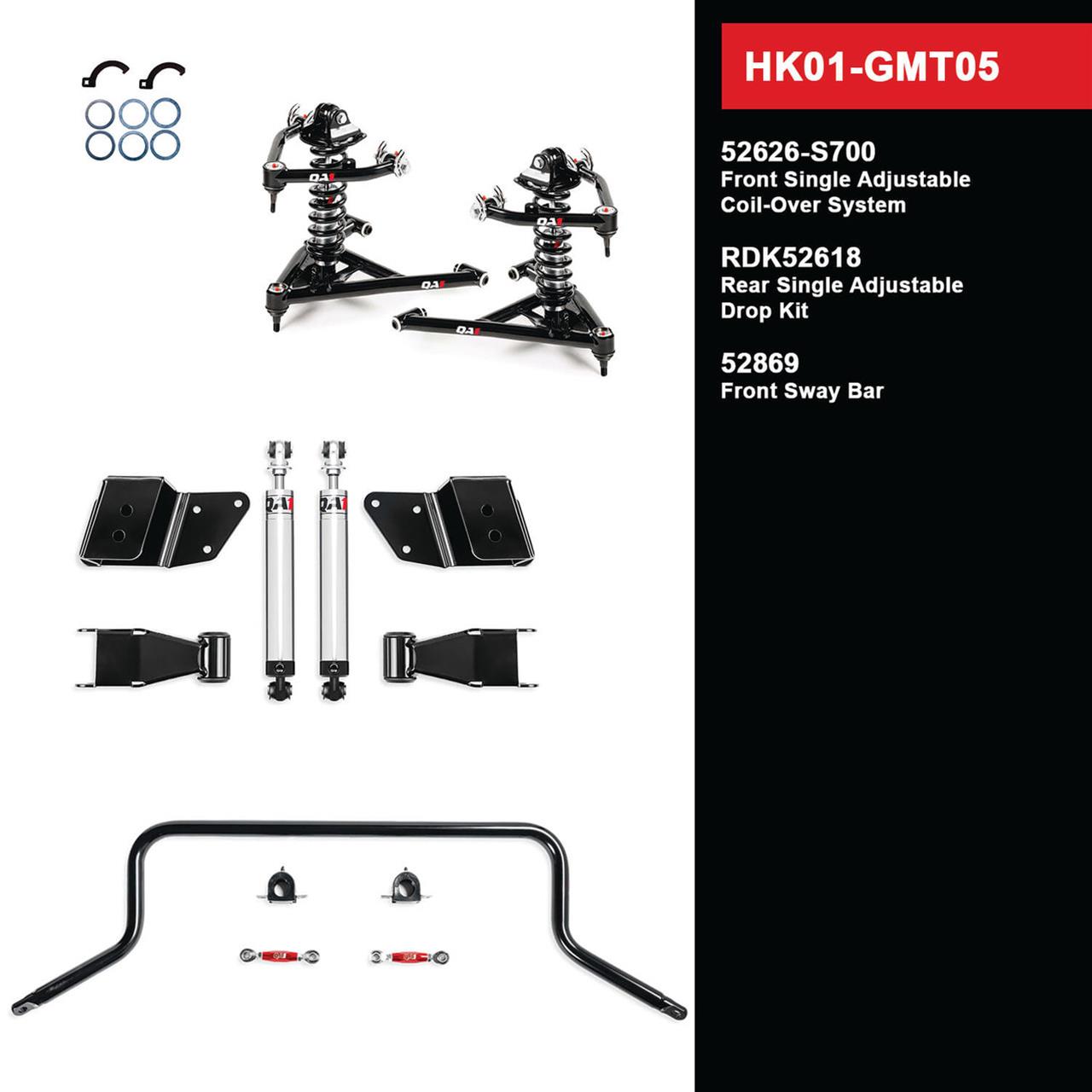 QA1 Suspension Lowering Kits HK01-GMT05 HANDLING KIT, LEVEL 1, SHORT BED, 99-06 SILVERADO 1500 2WD thumbnail 2