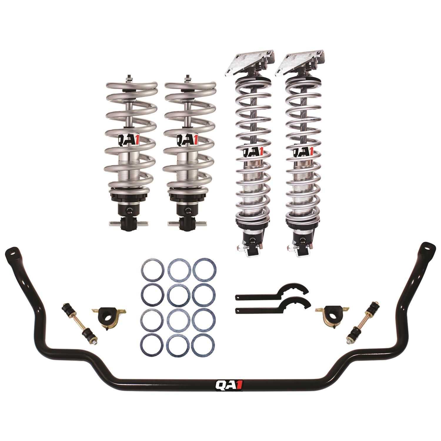 QA1 68-72 GM A-Body Level 1 Handling Kit 2.0 w/ Shocks (1x qap52870, 2x qap7888-109, 1x qapGS401-10400B, 1x qapRCK52340, 1x qapT114W) thumbnail 2
