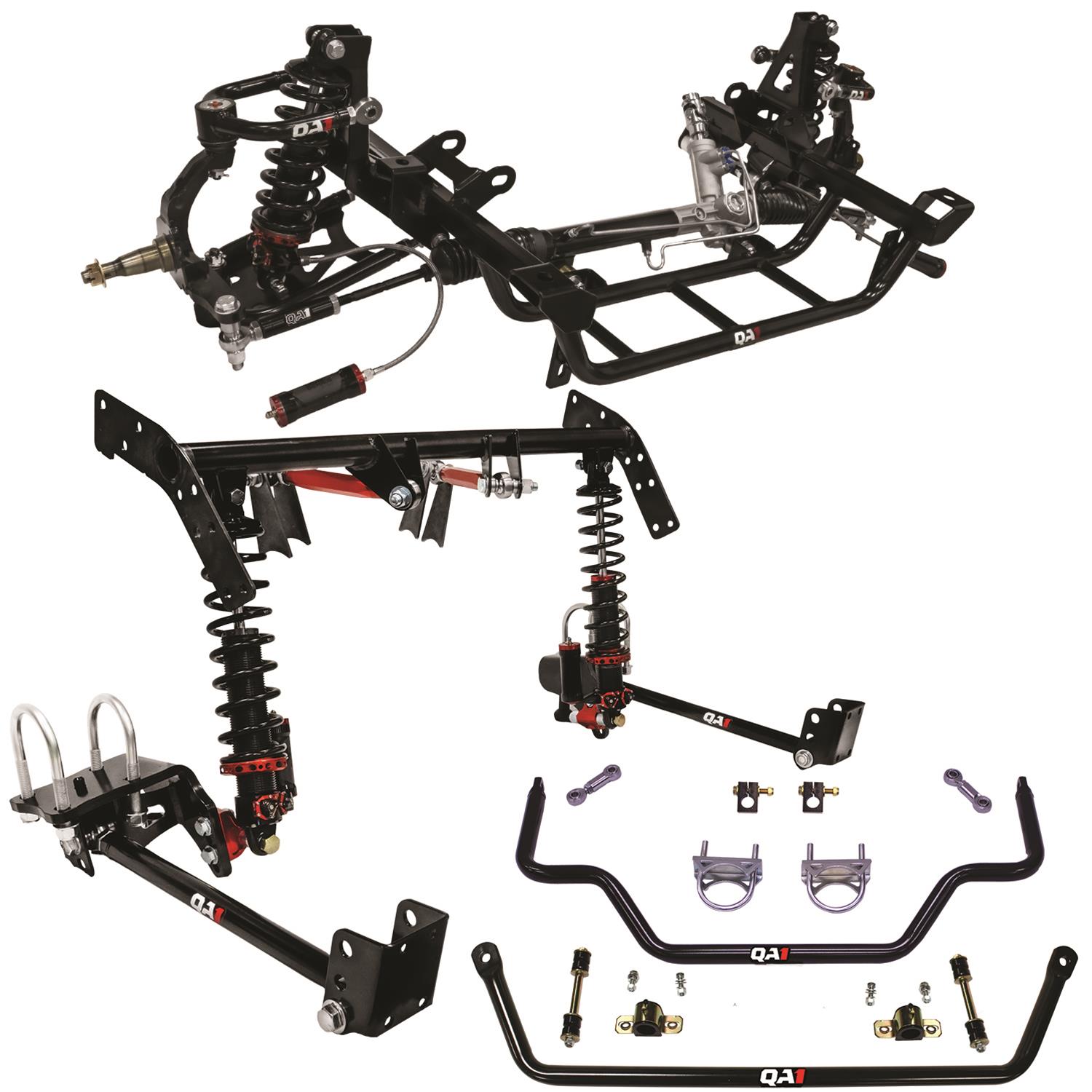 QA1 Level 3 Full Vehicle Handling Suspension Kits for 1964-1974 BARRACUDA, 1963-1966 DART, 1962-1966 VALIANT - HK23-CRA1 Packages, Handling, Coil Springs, Shocks/Struts, Sway Bars, Control Arms, 0-2.000 in. Drop, Dodge, Plymouth, Kit thumbnail 2