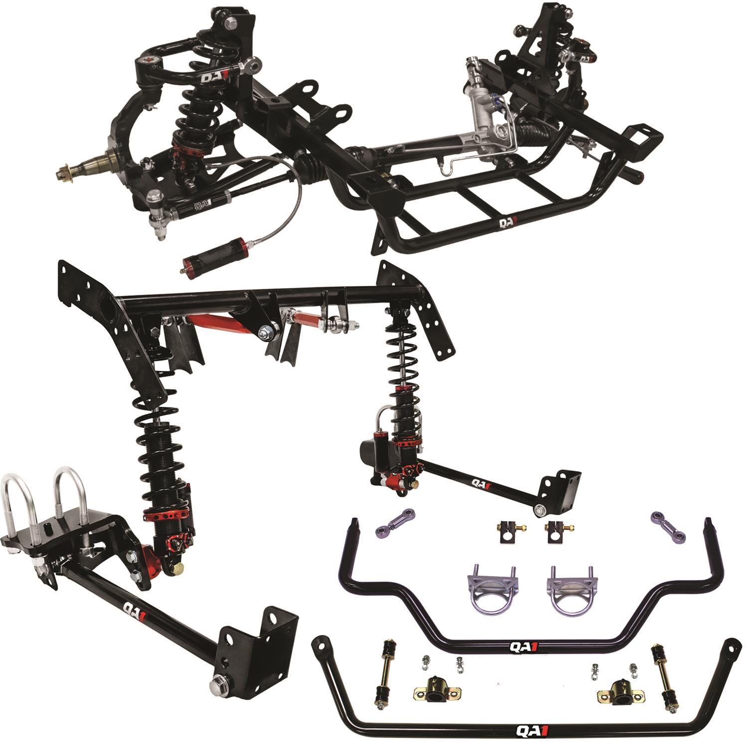 QA1 Level 3 Full Vehicle Handling Suspension Kits for 1970-1974 BARRACUDA, CHALLENGER, CUDA - HK23-CRE1 Packages, Handling, Coil Springs, Shocks/Struts, Sway Bars, Control Arms, 0-2.000 in. Drop, Dodge, Plymouth, Kit