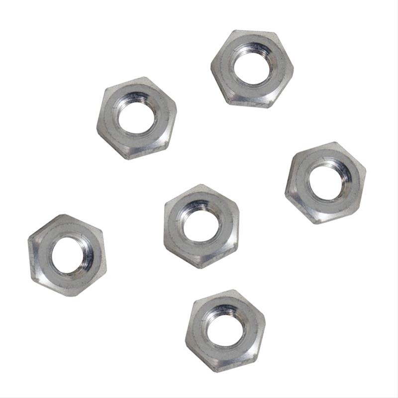 QA1 Jam Nut - 1/4-28 Right Hand - 7/16in Hex 5/32in Wide - Aluminum - 6 Pack thumbnail 2