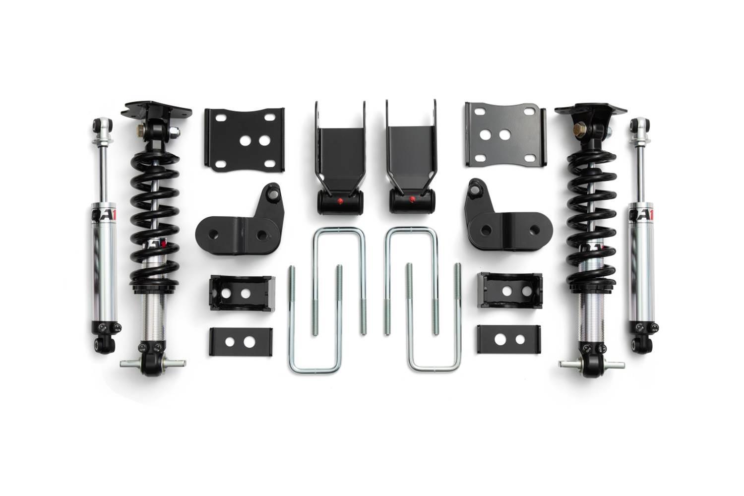 QA1 Lowering Kits for 2015-2020 F-150 - LK02-FF01 Suspension Kit, Coilover, Flip Kit, Double Adjustable Shocks, 1-3 in. Front, 3.5-5.5 in. Rear, 2WD, Ford, Kit thumbnail 7