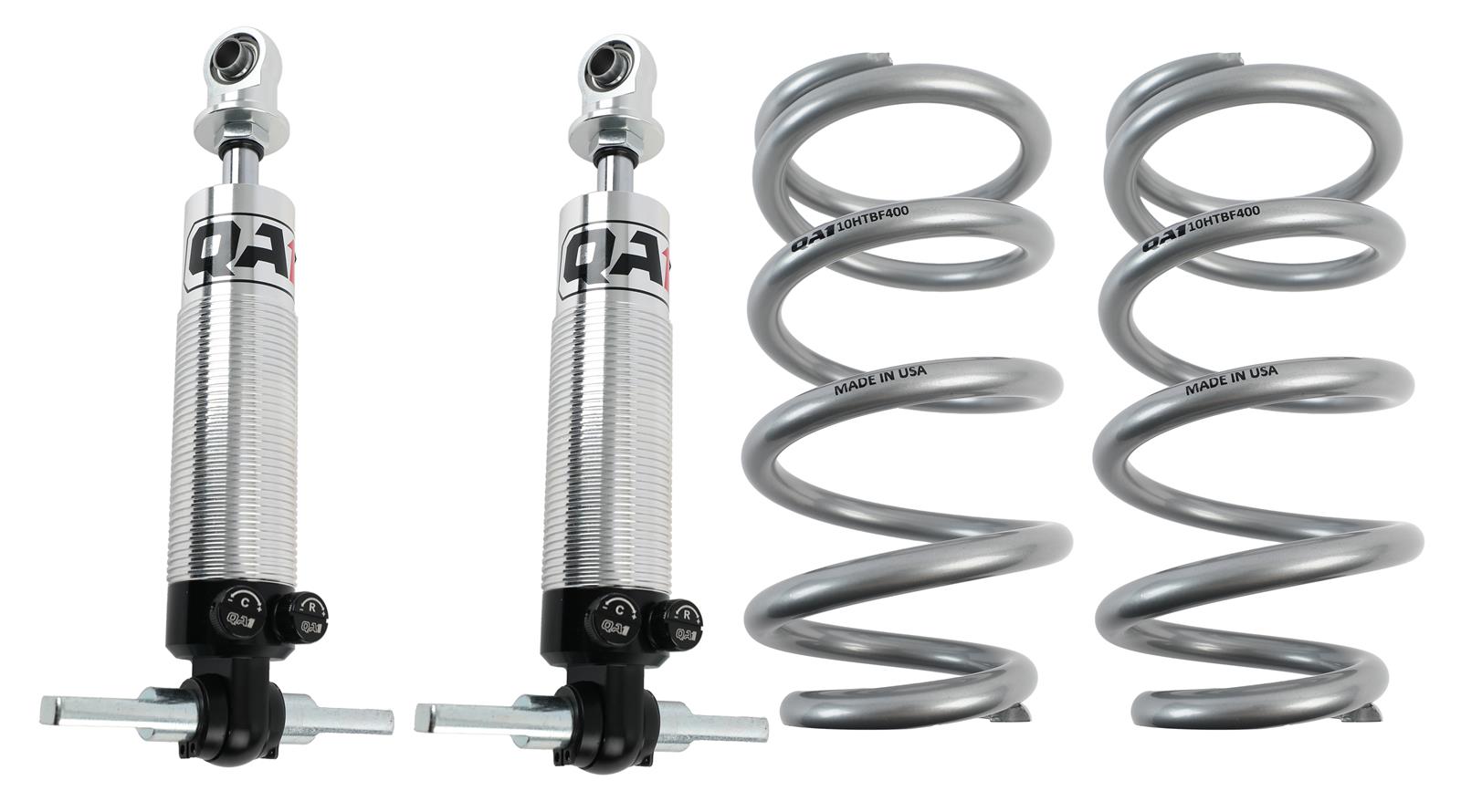 QA1 64-66 Ford Mustang Pro Front Coil-Over System - Double Adj. - 10in x 400lbs/in - Aluminum