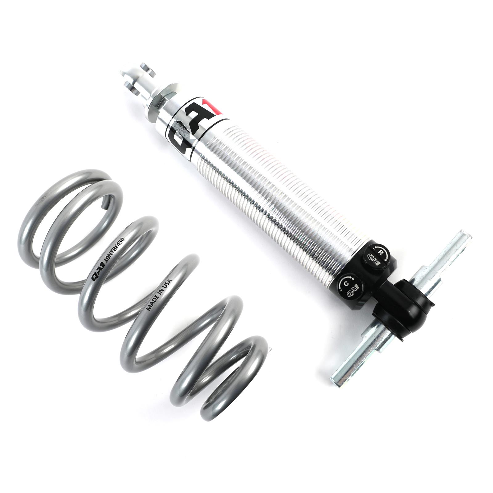 QA1 67-73 Ford Mustang Pro Front Coil-Over System - Double Adj. - 10in x 450lbs/in - Aluminum