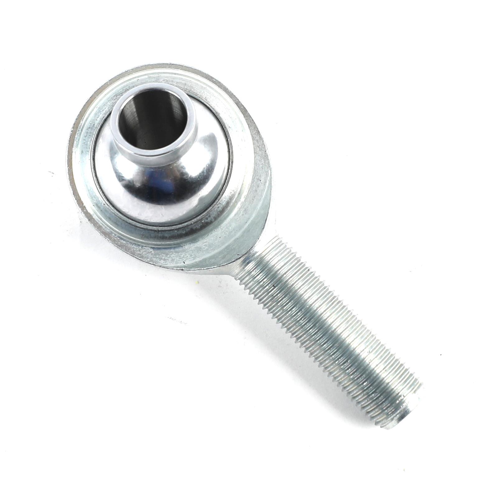 QA1 PCY Series 2-Pc Rod End - Male/Left Hand - .5in Bore x 1/2-20 - Hi-Misalign - Steel w/PTFE