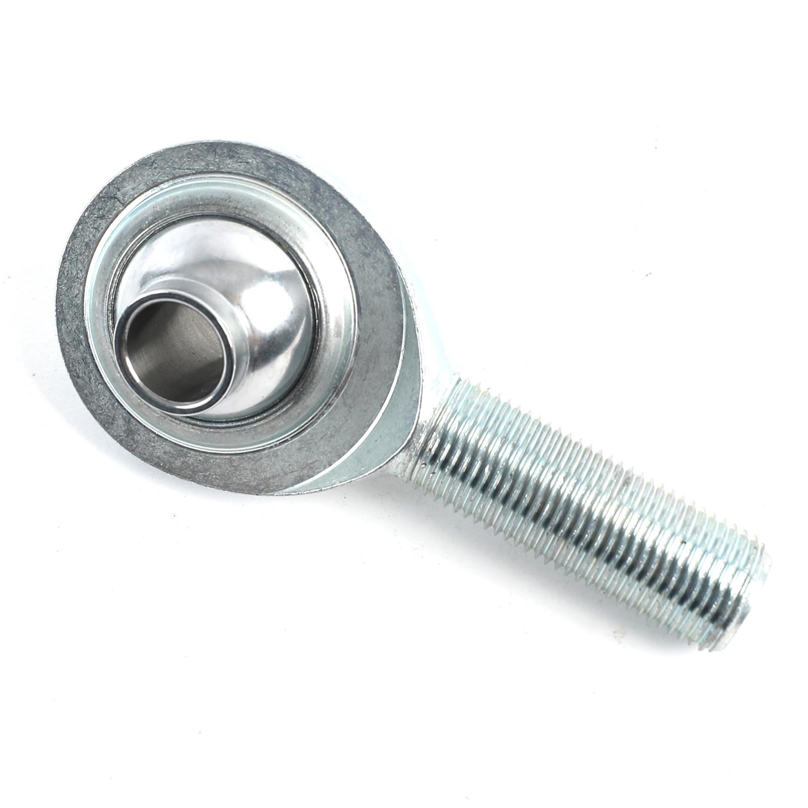 QA1 PCY Series 2-Pc Rod End - Male/Right Hand - .5in Bore x 5/8-18 - Hi-Misalign - Steel w/PTFE