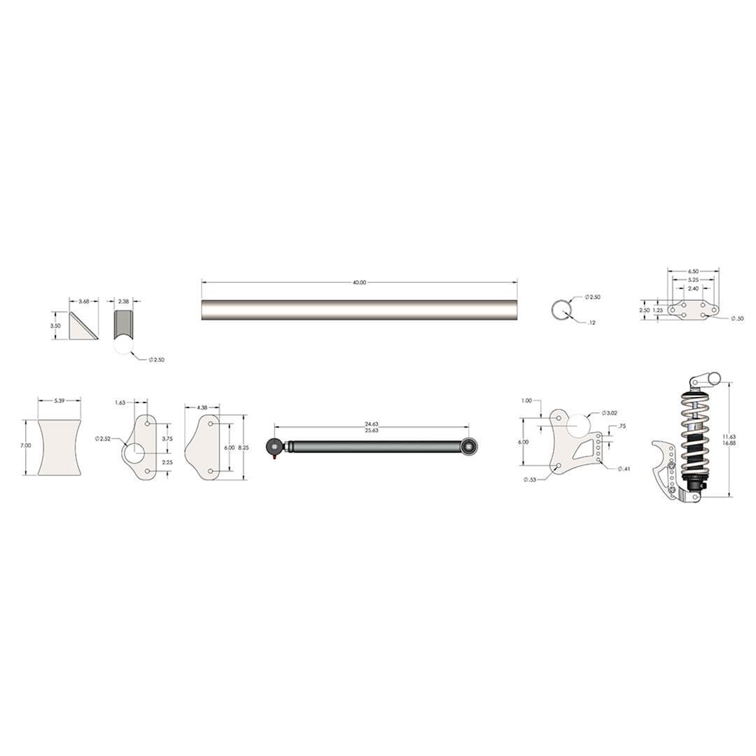 QA1 Pro Parallel 4-Link System- (Rear) thumbnail 7