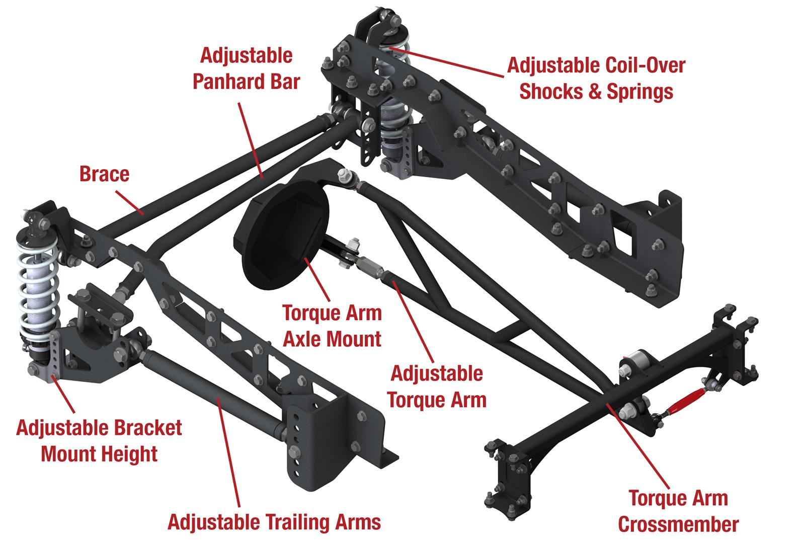 CHEVROLET C10 QA1 R131200 QA1 Rear Suspension Conversion Systems Summit Racing